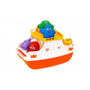 Набір для ванної "Паром" ТехноК 7938TXK, 6 тварин Помаранчевий