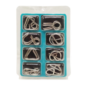 Набір металевих головоломок 2088F-G, 8 шт Бірюзовий