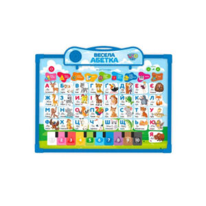 Інтерактивна дошка "Абетка" Limo Toy SK 0020 двухстороння Укр Синій
