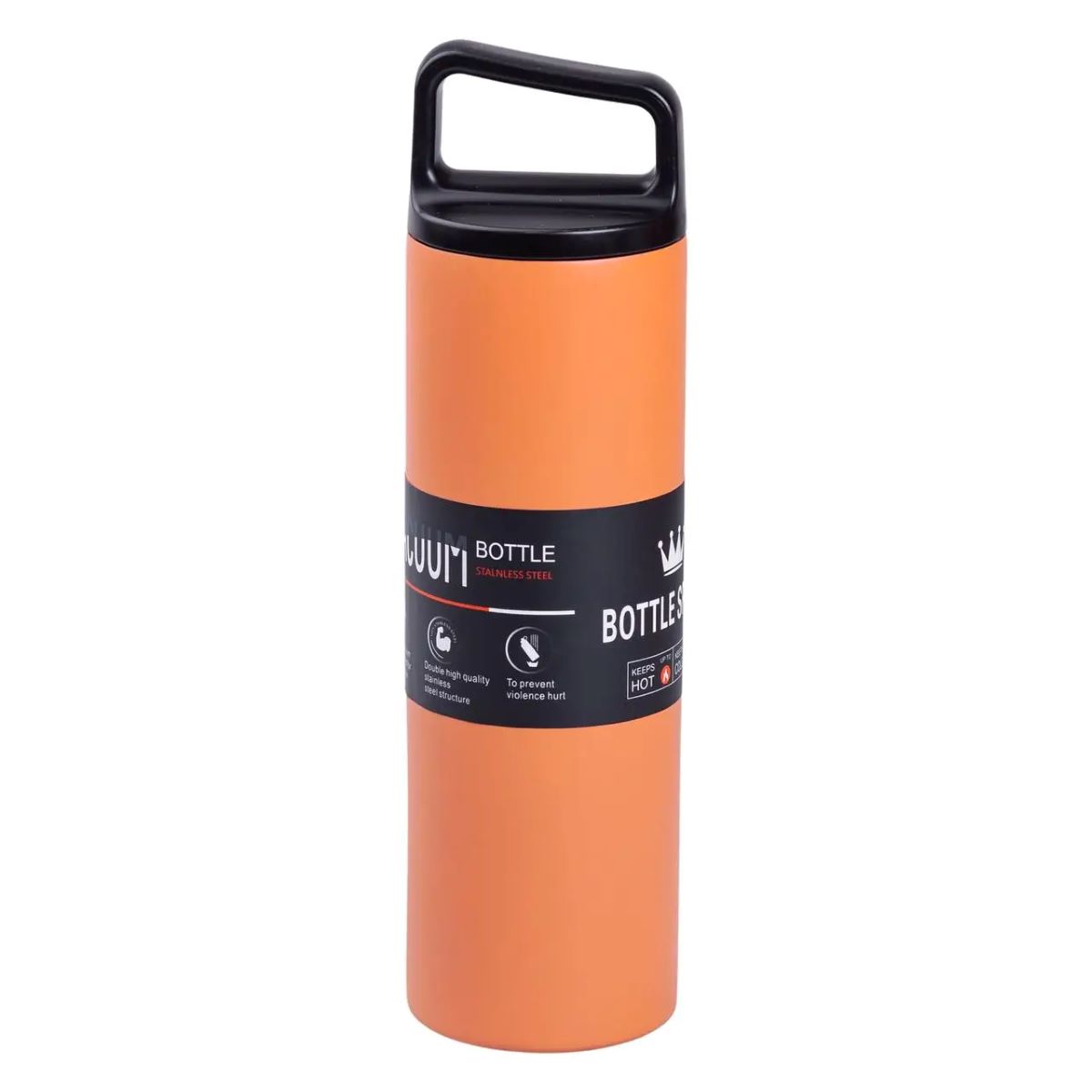 Термос металевий 500 мл Bottle Sport з вакуумною ізоляцією помаранчевий HPGM5009O