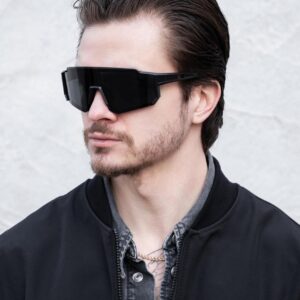 Чоловічі Стильні Сонцезахисні Поляризаційні Окуляри Without Visor Black