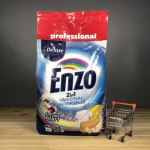 Пральний порошок Deluxe Enzo 2in1 Universal - 4.5 кг. 64 циклів прання.