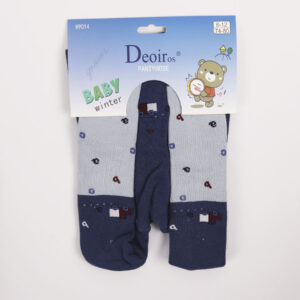 Колготки дитячі теплі , Джинс, 12-18