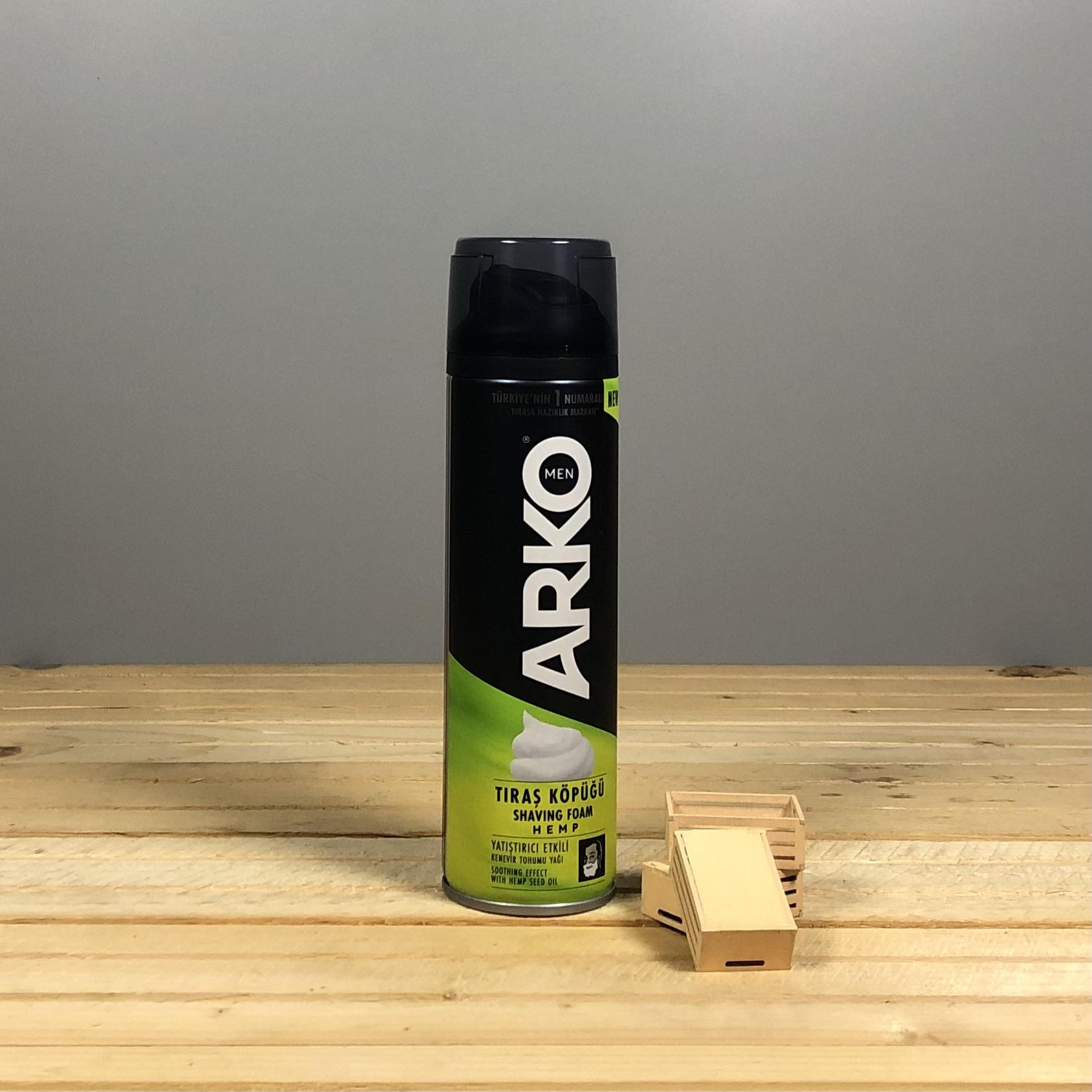 Піна для гоління ARKO Men Shaving Foam Hemp - 200 мл.