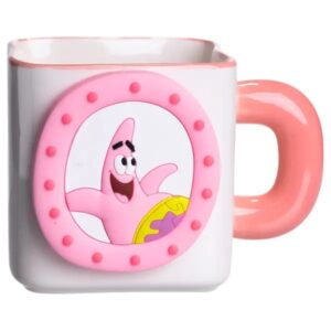 Порцелянова чашка "Патрік " з магнітним декором 500 мл, Кружка дитяча чашка із порцеляни на подарунок FM-12P