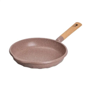 Алюмінієва сковорода 2,8 л з мармуровим антипригарним покриттям Ø 28 см, товсте дно MGC кавовий HP-4-420CO