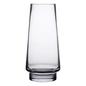 Скляна декоративна ваза для квітів 21 см прозора ваза для інтер'єру 1 л HP-10-21