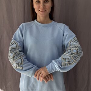 Жіночий світшот в блакитному кольорі