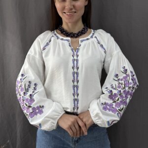 "Жатка Лаванда" жіноча вишиванка