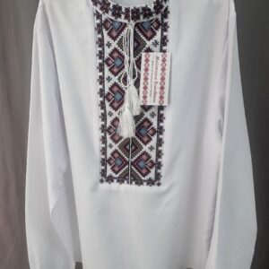 "Ізольд" вишиванка для хлопчика з різнокольоровим орнаментом