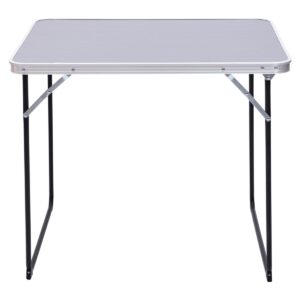 Стіл для пікніка розкладний 80×60×5.5 (см) Сірий Lugi JY-8060G