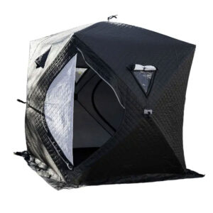 Намет зимовий утеплений "куб" 210х210х210 для рибалки туризму кемпінгу та подорожей Чорний LU-BD18B