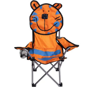 Крісло туристичне для дитини 34х58х65 см з підстаканником Помаранчевий SJ-0065O