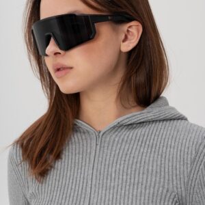 Жіночі Стильні Сонцезахисні Поляризаційні Окуляри Without Visor Black