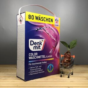 Сипучий порошок для прання кольорових речей DenkMit - 5.2 кг. 80 прань.