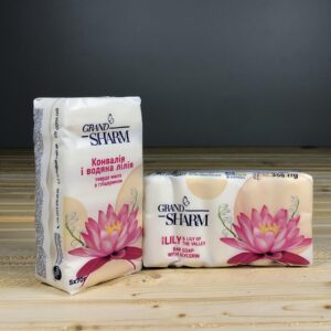 Тверде мило Grand Шарм Конвалія та водяна лілія - 5*70 г.