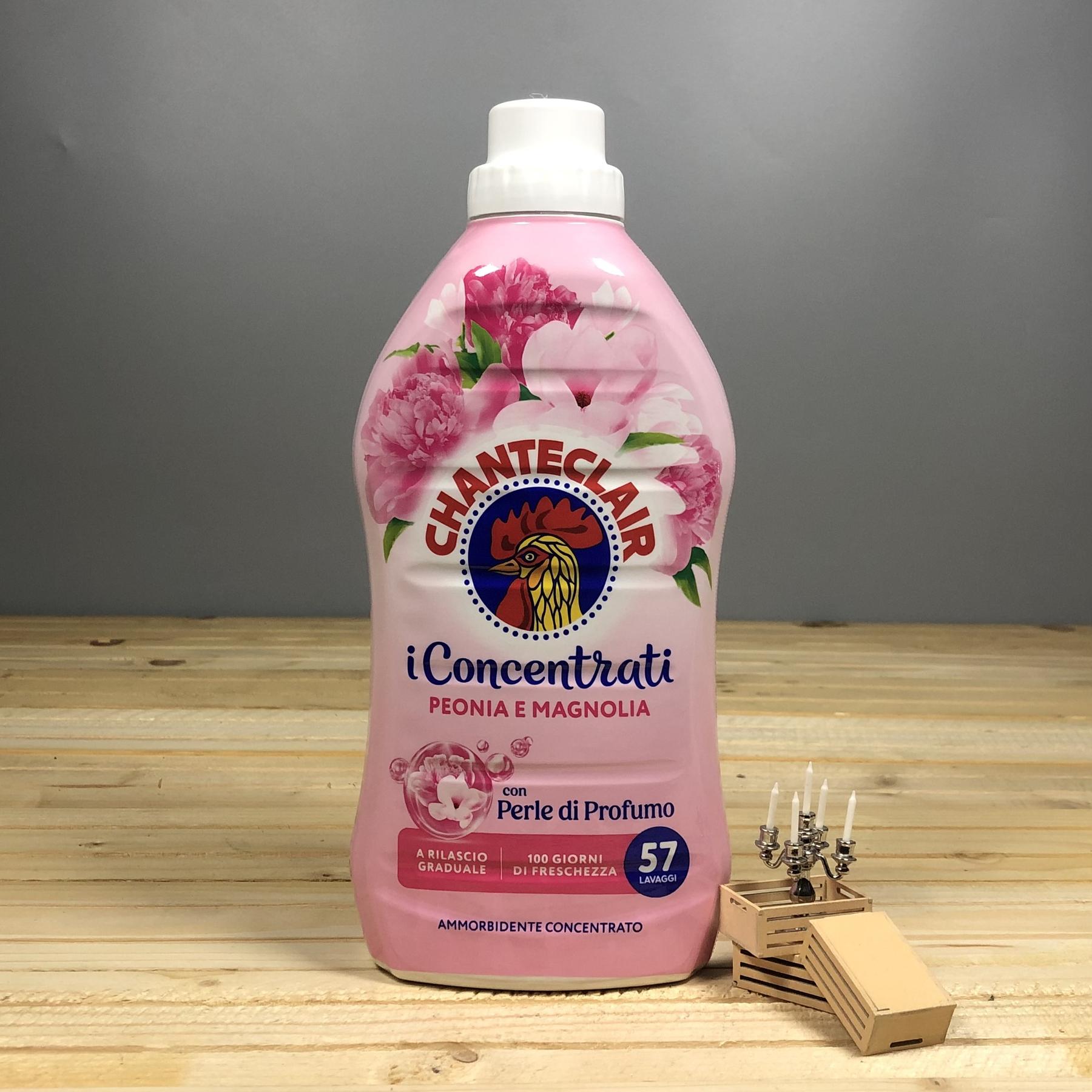Парфюмований ополіскувач для білизни Chanteclair Concentrati Peonia e magnolia - 1.14 л. 57 циклів прання.