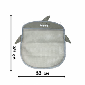 Дитяча сітка органайзер в ванну для зберігання іграшок на присосках, Сірий