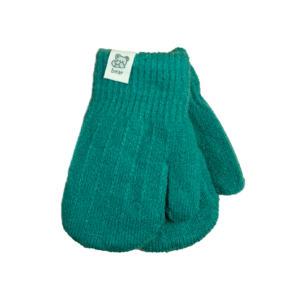 Дитячі рукавички подвійні з хутром "Bear", Зелений, 2 роки