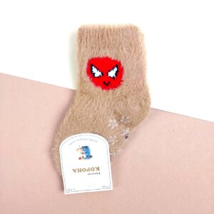 Дитячі шкарпетки норка "Супер герої", Коричневий, 0-12