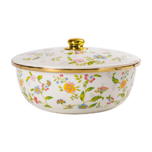 Емальована каструляз кришкою 5,5 л Велика HP-2-113