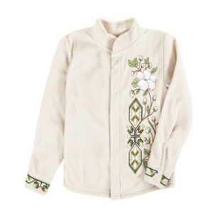 Флісова сорочка "Бавовна" для хлопчика, Латте, 92 (2 роки)