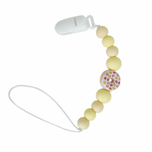 Ланцюжок тримач силіконовий "Ассорті", Жовтий