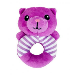 М'яка іграшка - брязкальце " Звірята ", Фіолетовий