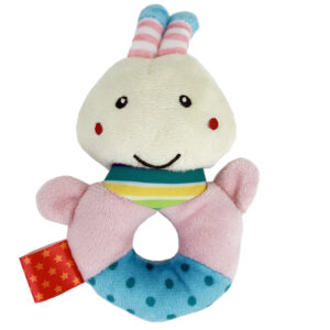 М'яка іграшка - брязкальце " Звірята ", Світло-сірий