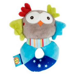 М'яка іграшка - брязкальце " Звірята ", Блакитний