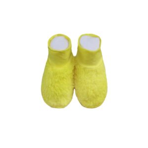 Пінетки на манжеті теплі від 0 до 3 міс, Жовтий, 62 (3 міс)