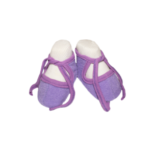 Пінетки теплі на зав'язках від 0 до 3 міс, Фіолетовий, 62 (3 міс)