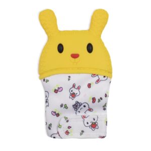 Рукавичка-прорізувач "Зайченя", Жовтий