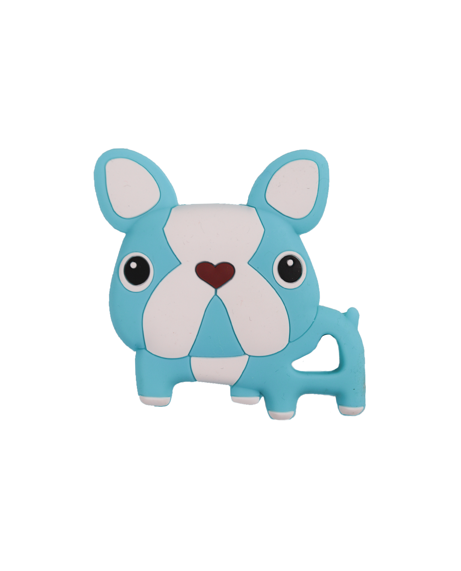 Силіконовий прорізувач " Бульдожка ", Бірюзовий