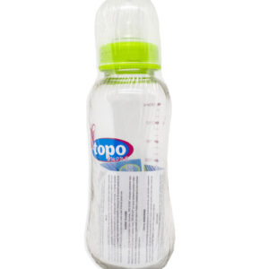 Скляна пляшка без ручок 240мл, Зелений