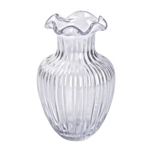 Скляна ваза, декоративна, 21,5 см HP-1700