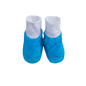 Велюрові пінетки-чобітки від 0 до 3 міс, Бірюзовий, 62 (3 міс)