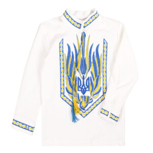 Вишиванка для хлопчика "Сокіл" , Білий, 92 (2 роки)