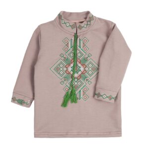 Вишиванка для хлопчиків "Іванко", Какао, 92 (2 роки)