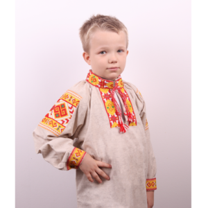 Вишиванка лляна, Жовтий, L