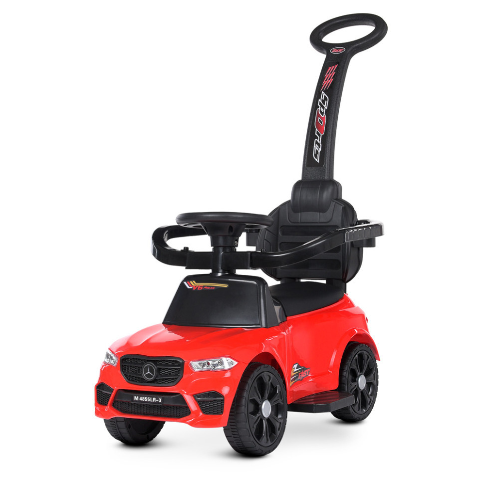 Дитячий електромобіль Bambi M 4855LR-3 червоний 2 в 1