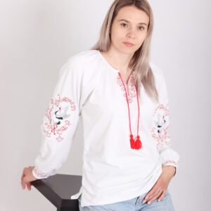 Жіноча вишиванка "Магнолія" , Білий, 44