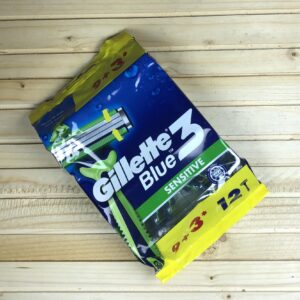 Одноразові станки Gillette Blue 3 Sensitive - 12 шт.