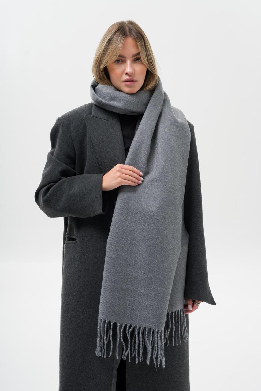 Жіночий Шарф Without Registered Dark Gray