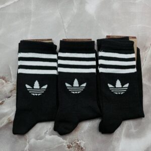 Носки Adidas черные ( 6 пар ), розміри 41-45