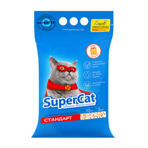 Наповнювач SuperCat стандарт, 3кг (синій)