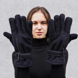 Флісові Перчатки Without Lock 16-6 Black Woman