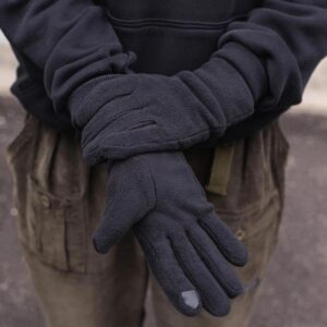 Сенсорні Флісові Перчатки Without Screen 4-2 Black Man