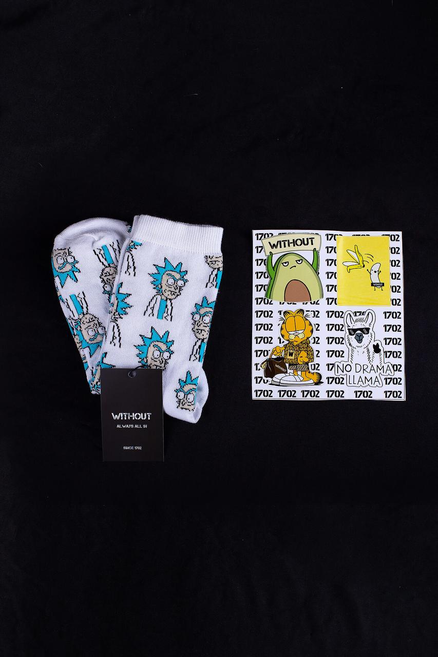 Шкарпетки Without Rick 36-44 White