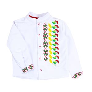 Сорочка з вишивкою для хлопчиків "Гордій", Білий, 98 (3 роки)